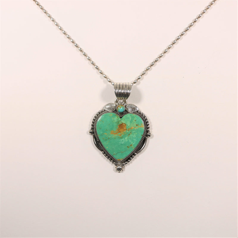 Turquoise Heart - Large