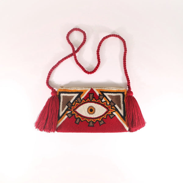 Third Eye Clutch - Ari Deep Red