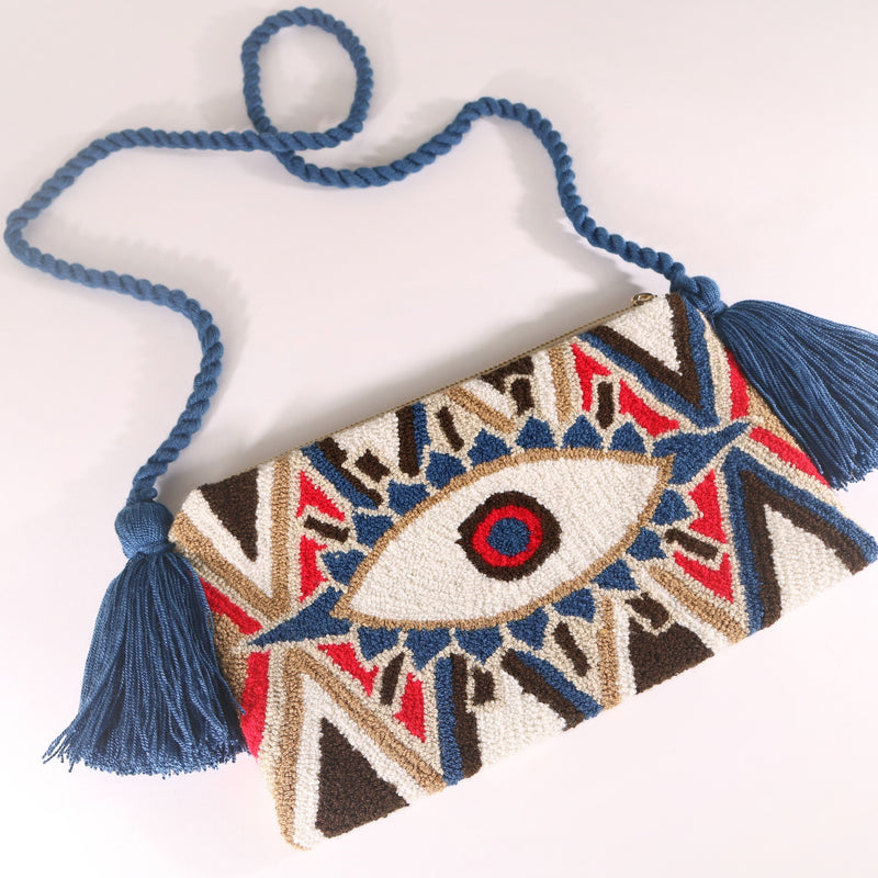 Third Eye Clutch - Croix Blue