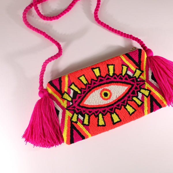 Third Eye Clutch - Ema Neon Orange