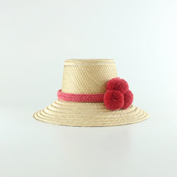 Guajiro Hat - Guava - wayuu-dreaming