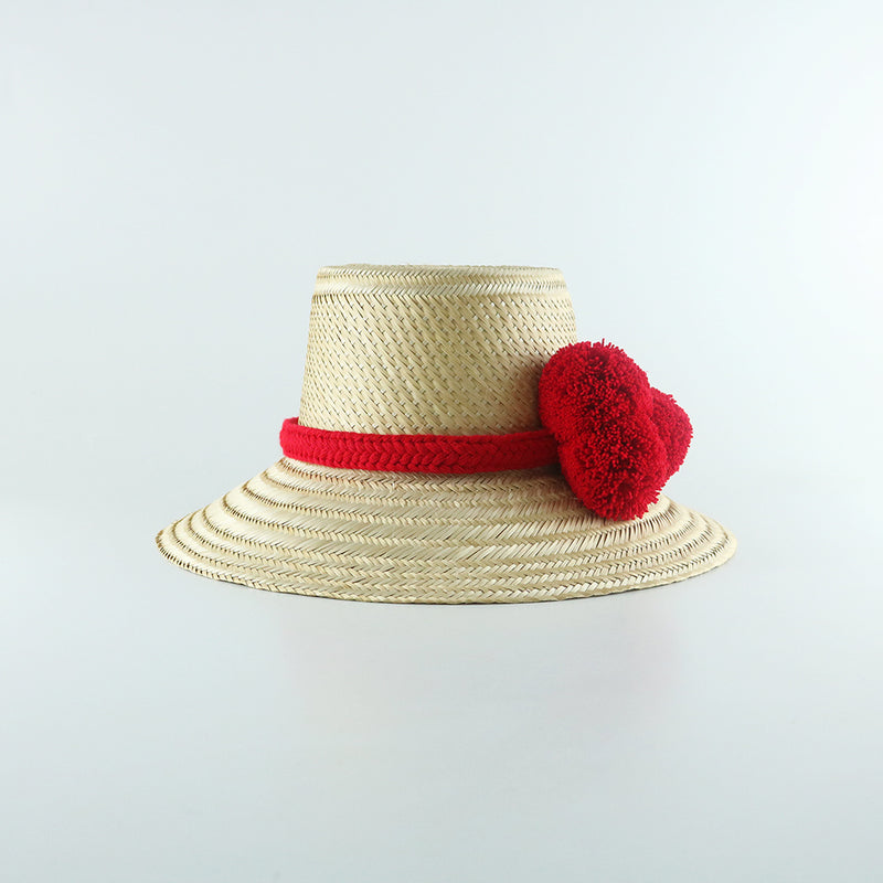 Guajiro Hat - Red - wayuu-dreaming