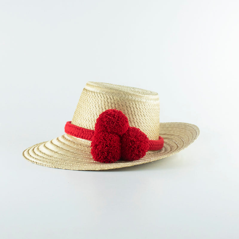 Guajiro Hat - Red - wayuu-dreaming