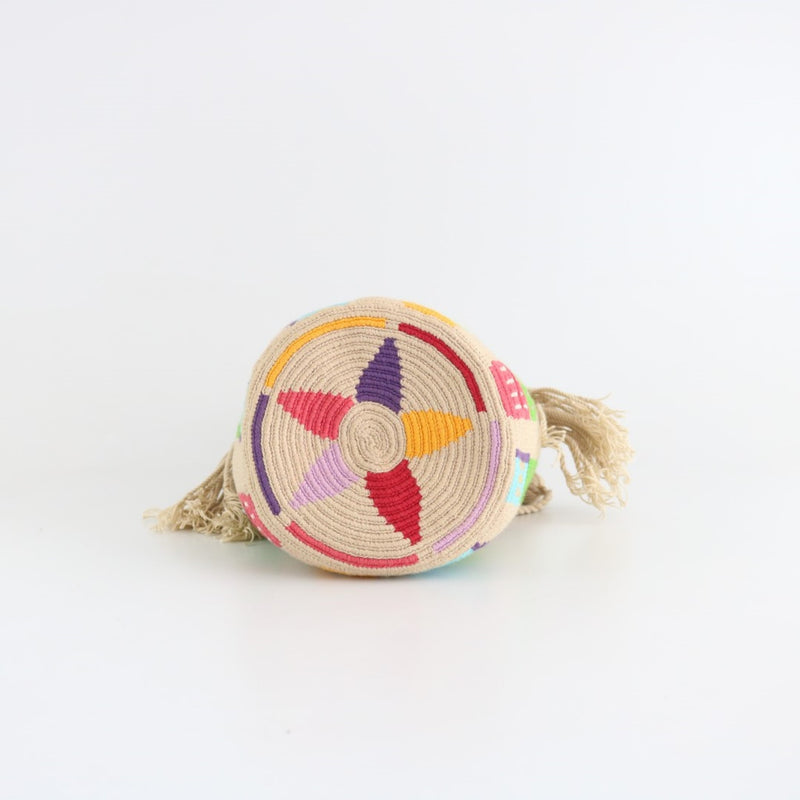 Cactus T Wayuu Bag - Medium - wayuu-dreaming