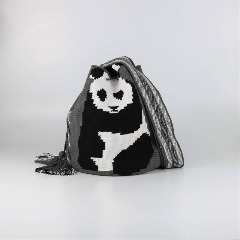 Panda Wayuu Bag - wayuu-dreaming