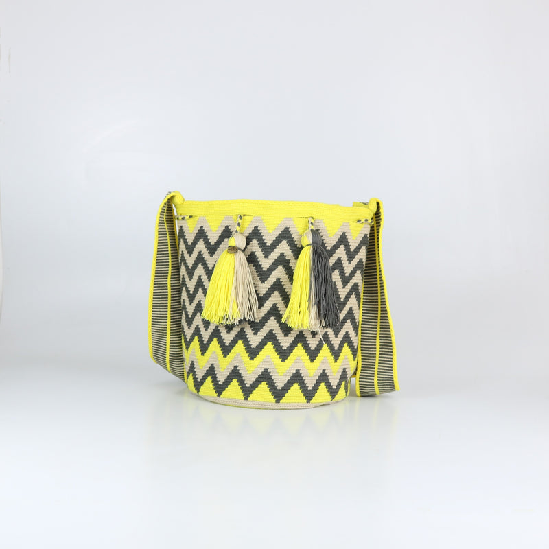 Zebra Y Wayuu bag - wayuu-dreaming
